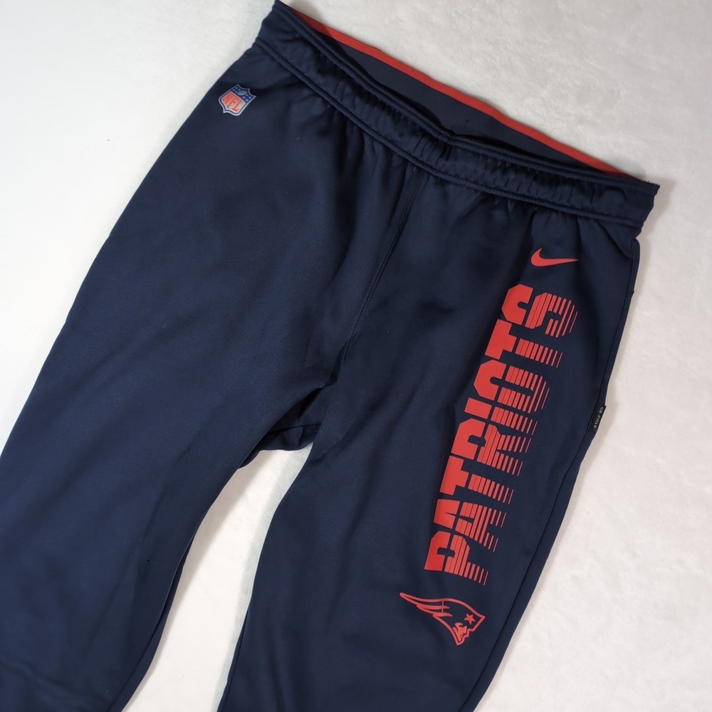 Nike NFL Patriots Joggers Mens‎ L Navy Blue NFL On-Field Dri-FIT CI2598-419